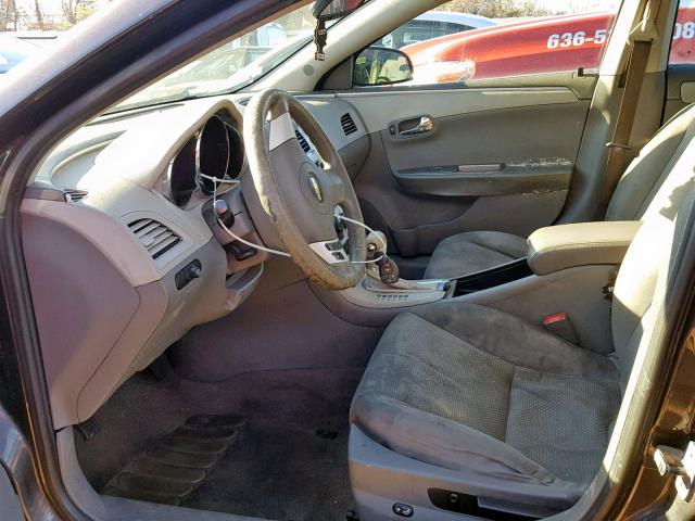 1G1ZB5E01AF250846 - 2010 CHEVROLET MALIBU LS GRAY photo 5