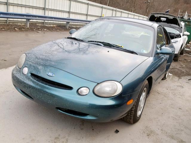 1FALP52U1VG192751 - 1997 FORD TAURUS GL TURQUOISE photo 2