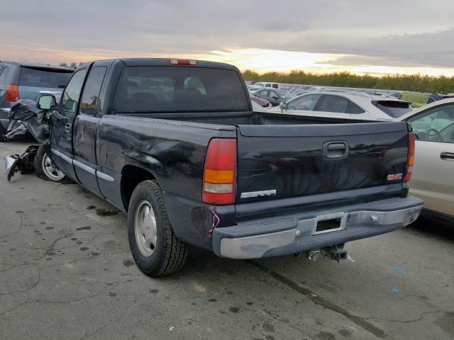 1GTEC19T51Z116954 - 2001 GMC NEW SIERRA BLACK photo 3