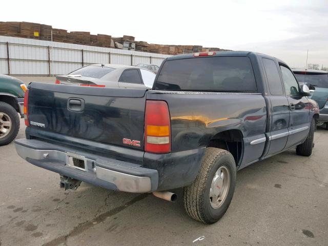 1GTEC19T51Z116954 - 2001 GMC NEW SIERRA BLACK photo 4