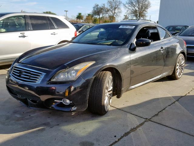 JN1CV6FE7BM950584 - 2011 INFINITI G37 BASE BLACK photo 2