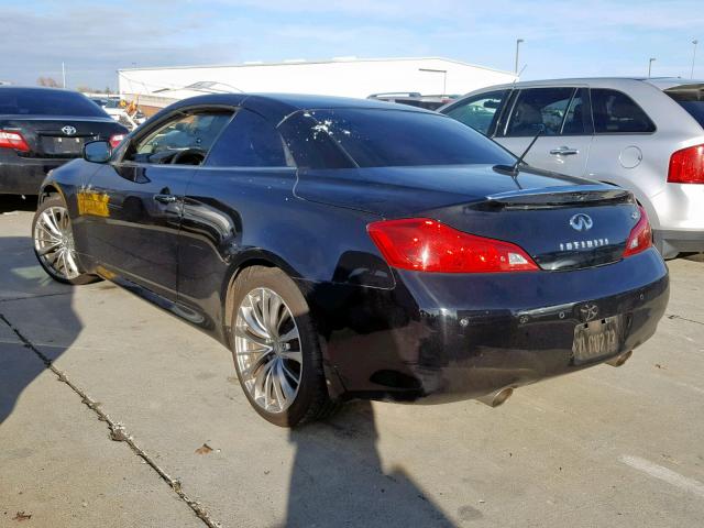 JN1CV6FE7BM950584 - 2011 INFINITI G37 BASE BLACK photo 3