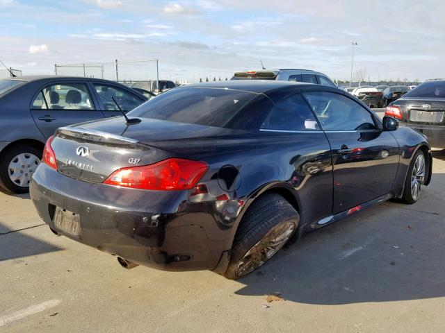 JN1CV6FE7BM950584 - 2011 INFINITI G37 BASE BLACK photo 4