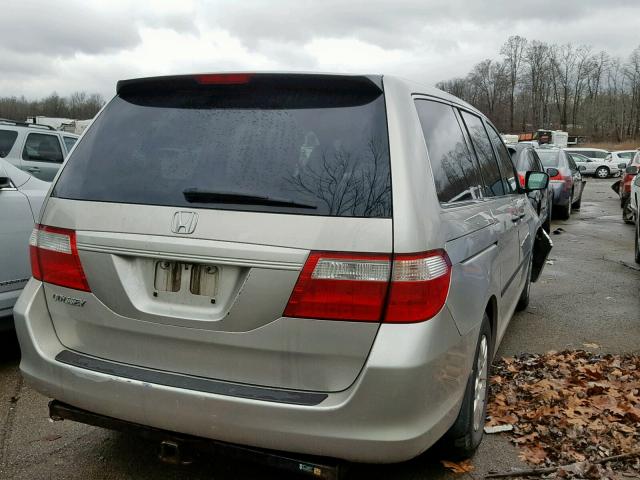 5FNRL38287B041607 - 2007 HONDA ODYSSEY LX SILVER photo 4