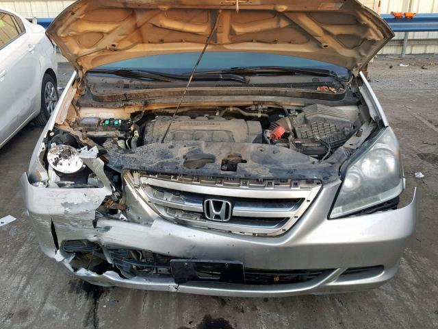 5FNRL38287B041607 - 2007 HONDA ODYSSEY LX SILVER photo 7