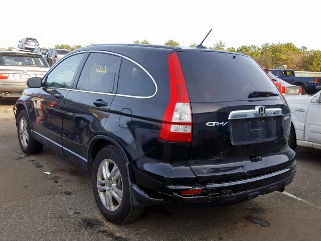 5J6RE4H7XAL090639 - 2010 HONDA CR-V EXL BLACK photo 3