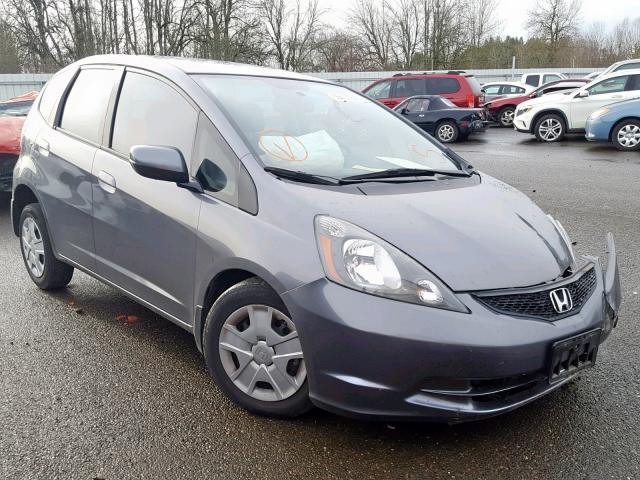 JHMGE8H39DC053795 - 2013 HONDA FIT GRAY photo 1