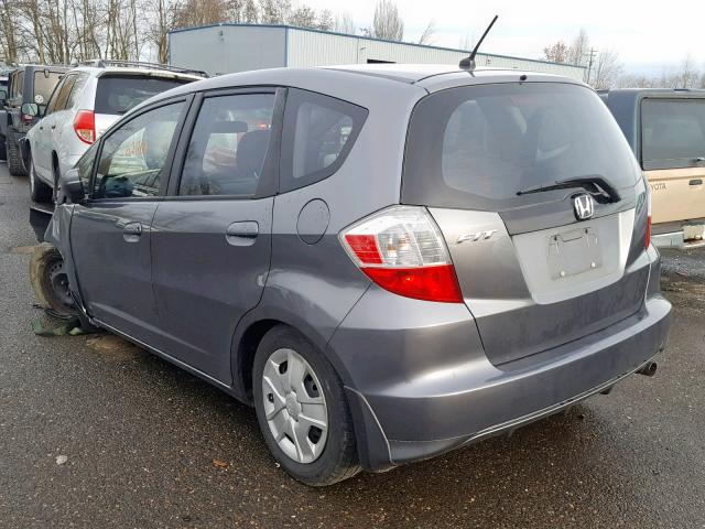 JHMGE8H39DC053795 - 2013 HONDA FIT GRAY photo 3