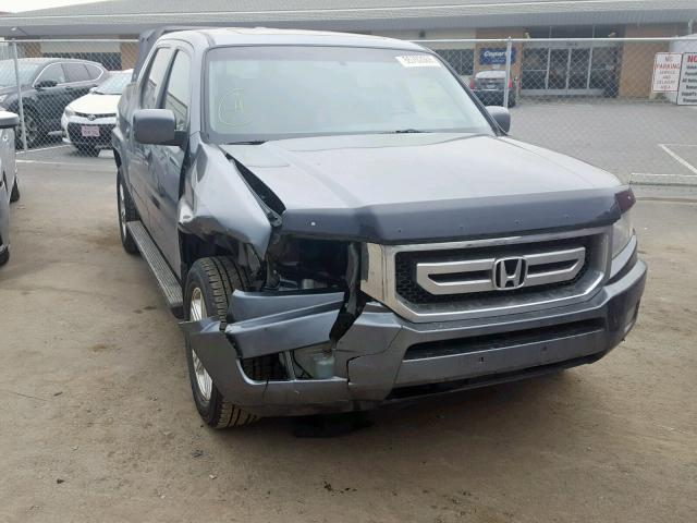 5FPYK1F5XAB009692 - 2010 HONDA RIDGELINE GRAY photo 1