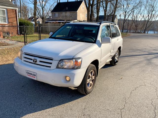 JTEEP21A070188061 - 2007 TOYOTA HIGHLANDER WHITE photo 1