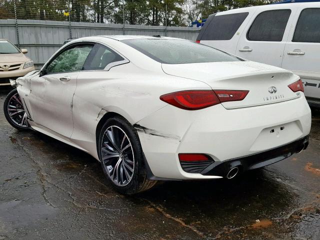 JN1EV7EKXJM342398 - 2018 INFINITI Q60 PREMIU WHITE photo 3