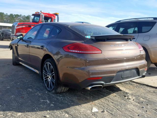 WP0AA2A72FL002395 - 2015 PORSCHE PANAMERA 2 BROWN photo 3