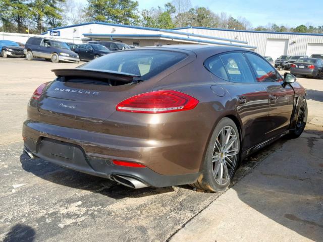 WP0AA2A72FL002395 - 2015 PORSCHE PANAMERA 2 BROWN photo 4