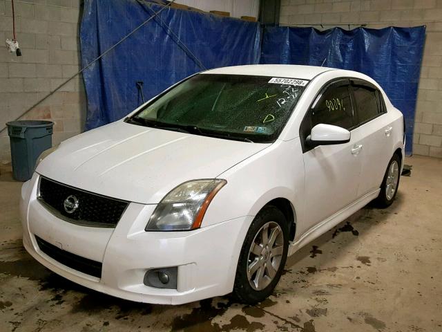 3N1AB6AP2AL672100 - 2010 NISSAN SENTRA 2.0 WHITE photo 2