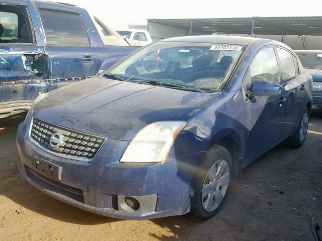 3N1AB61E67L643819 - 2007 NISSAN SENTRA 2.0 BLUE photo 2