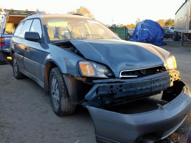 4S3BH6656Y7666645 - 2000 SUBARU LEGACY OUT GRAY photo 1