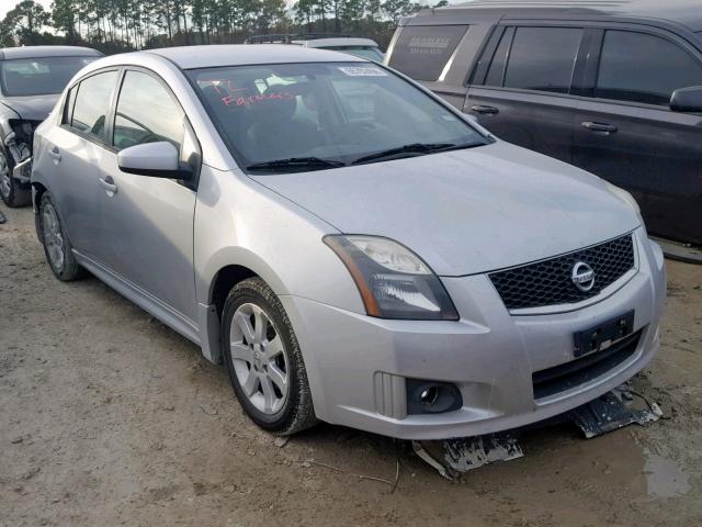 3N1AB6AP1CL664427 - 2012 NISSAN SENTRA 2.0 SILVER photo 1