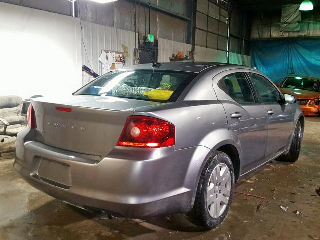 1B3BD4FB0BN616849 - 2011 DODGE AVENGER EX SILVER photo 4