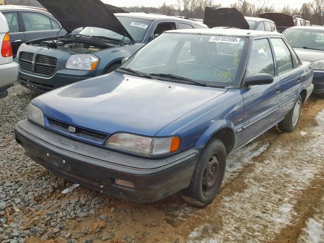 1Y1SK5465MZ015895 - 1991 GEO PRIZM BLUE photo 2