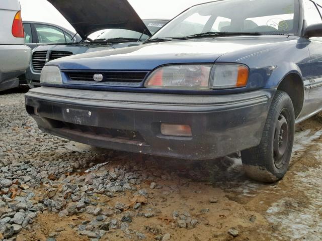 1Y1SK5465MZ015895 - 1991 GEO PRIZM BLUE photo 9