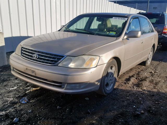 4T1BF28B63U296160 - 2003 TOYOTA AVALON XL GOLD photo 2