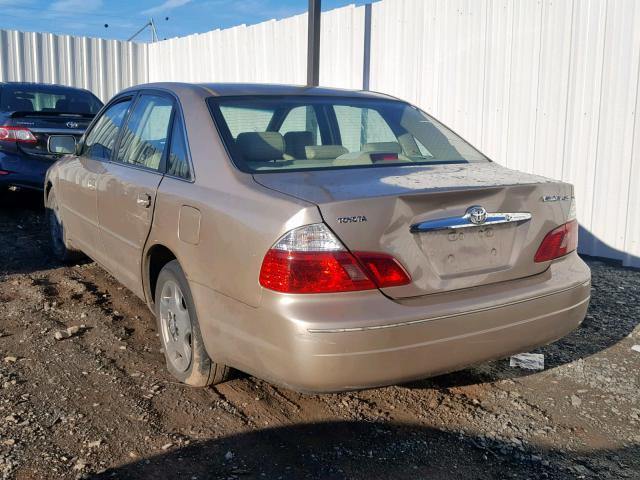 4T1BF28B63U296160 - 2003 TOYOTA AVALON XL GOLD photo 3