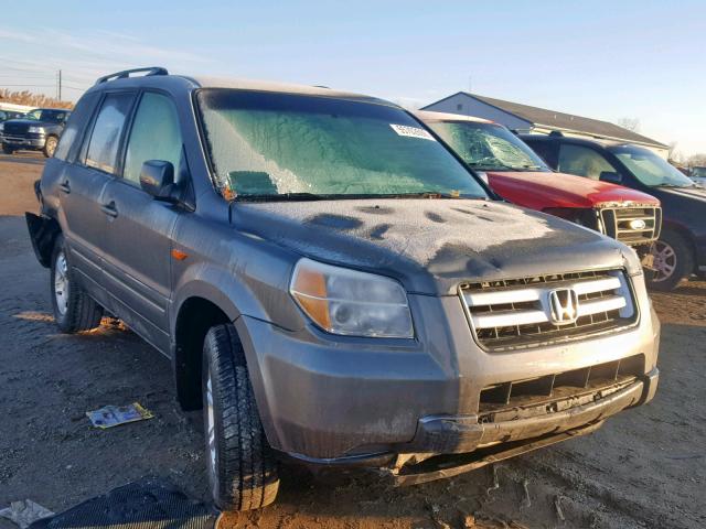 5FNYF18228B009020 - 2008 HONDA PILOT VP GRAY photo 1