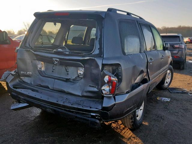 5FNYF18228B009020 - 2008 HONDA PILOT VP GRAY photo 4