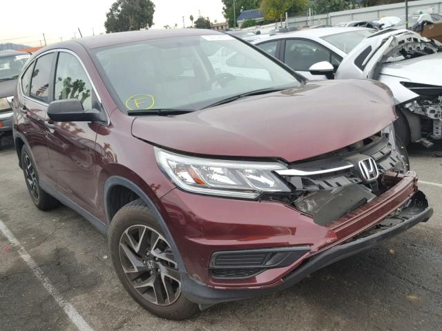 2HKRM3H43GH554425 - 2016 HONDA CR-V SE MAROON photo 1