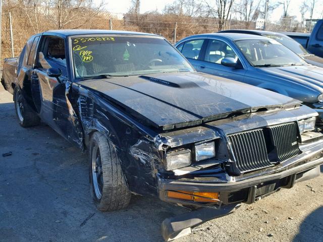 1G4GJ1175HP464297 - 1987 BUICK REGAL BLACK photo 9