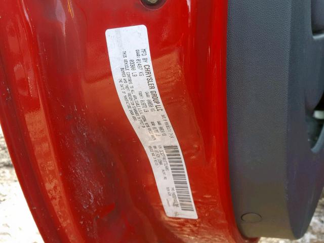 3C3CFFAR1FT514001 - 2015 FIAT 500 POP RED photo 10