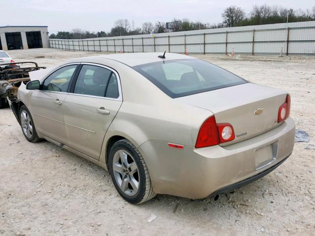 1G1ZH57B79F182724 - 2009 CHEVROLET MALIBU 1LT 金色 照片 3