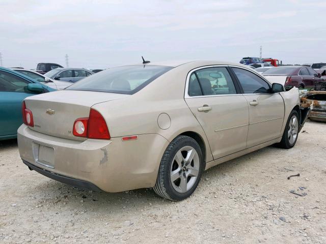 1G1ZH57B79F182724 - 2009 CHEVROLET MALIBU 1LT 金色 照片 4