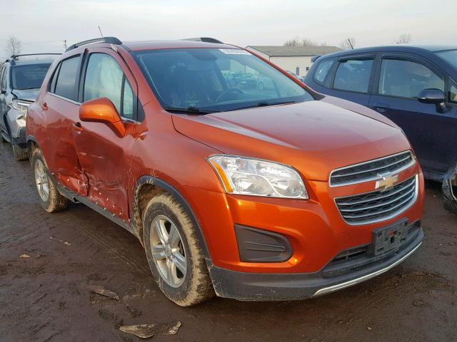 KL7CJLSB6FB178841 - 2015 CHEVROLET TRAX 1LT ORANGE photo 1