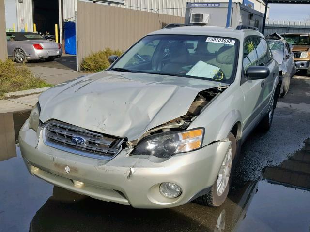 4S4BP61C957306172 - 2005 SUBARU LEGACY OUT GOLD photo 2