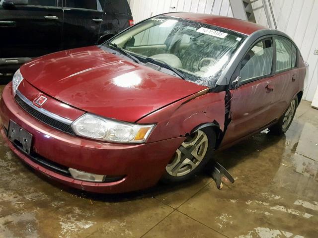 1G8AL52F03Z110504 - 2003 SATURN ION LEVEL MAROON photo 10
