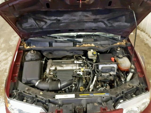 1G8AL52F03Z110504 - 2003 SATURN ION LEVEL MAROON photo 7