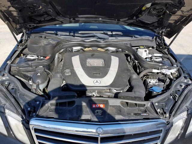 WDDHF5GB4BA494288 - 2011 MERCEDES-BENZ E 350 BLACK photo 7