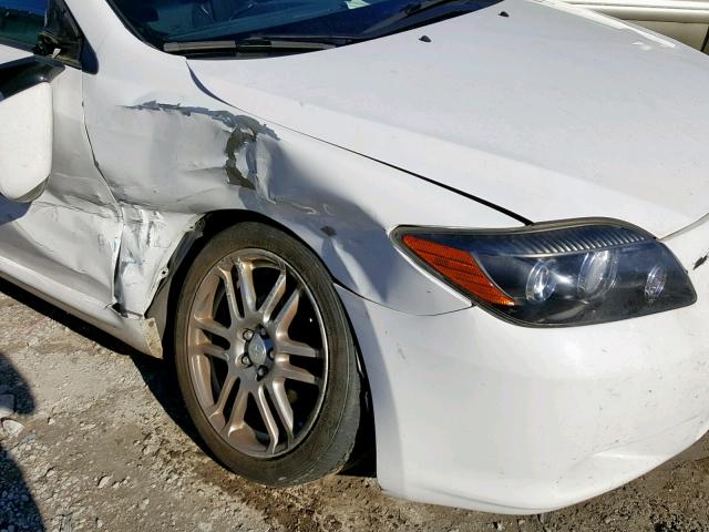 JTKDE167990296929 - 2009 TOYOTA SCION TC თეთრი ფოტო 9