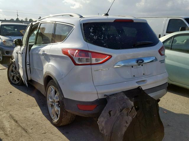 1FMCU9J9XEUC76247 - 2014 FORD ESCAPE TIT WHITE photo 3