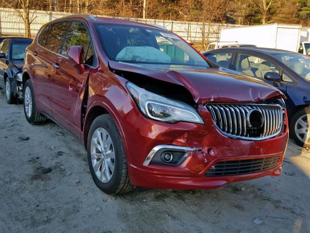 LRBFXBSA2HD219570 - 2017 BUICK ENVISION E RED photo 1