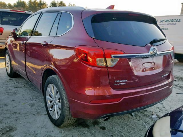 LRBFXBSA2HD219570 - 2017 BUICK ENVISION E RED photo 3