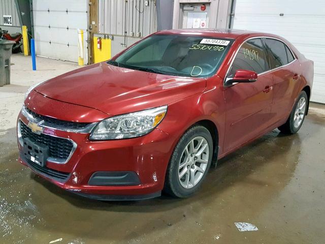 1G11C5SL1EF189593 - 2014 CHEVROLET MALIBU 1LT BURGUNDY photo 2