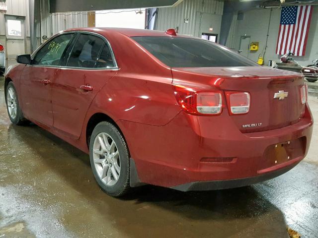 1G11C5SL1EF189593 - 2014 CHEVROLET MALIBU 1LT BURGUNDY photo 3