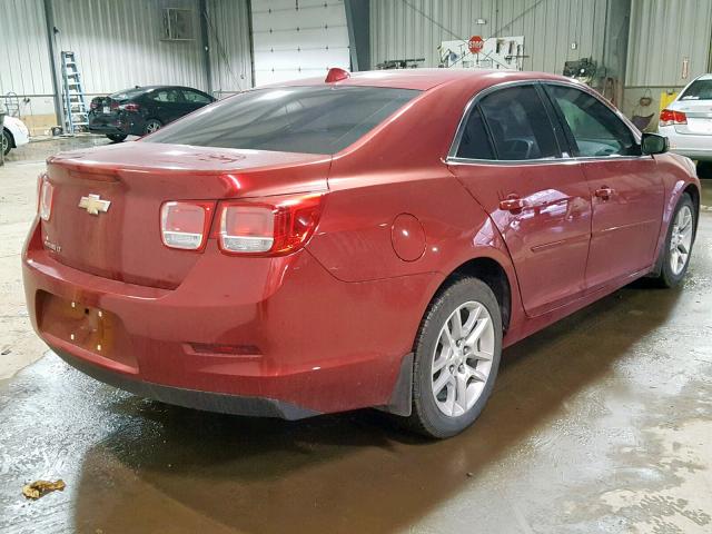 1G11C5SL1EF189593 - 2014 CHEVROLET MALIBU 1LT BURGUNDY photo 4