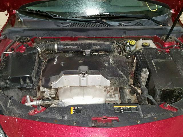 1G11C5SL1EF189593 - 2014 CHEVROLET MALIBU 1LT BURGUNDY photo 7