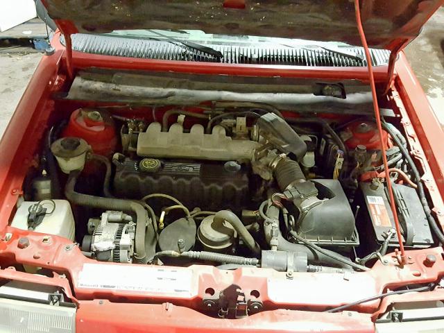 1FAPP31X0RK126678 - 1994 FORD TEMPO GL RED photo 7