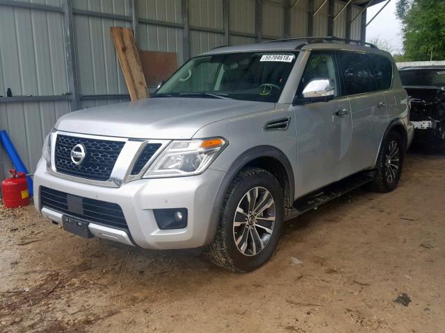 JN8AY2ND9J9054483 - 2018 NISSAN ARMADA SV SILVER photo 2