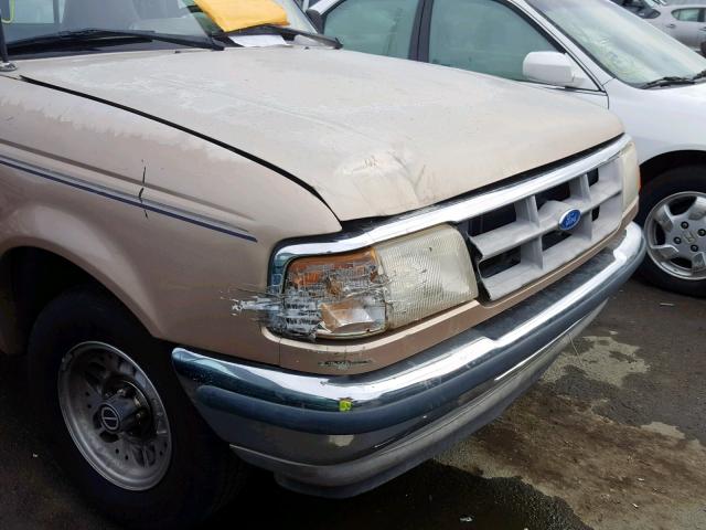 1FTCR10X6PPB69642 - 1993 FORD RANGER GOLD photo 9