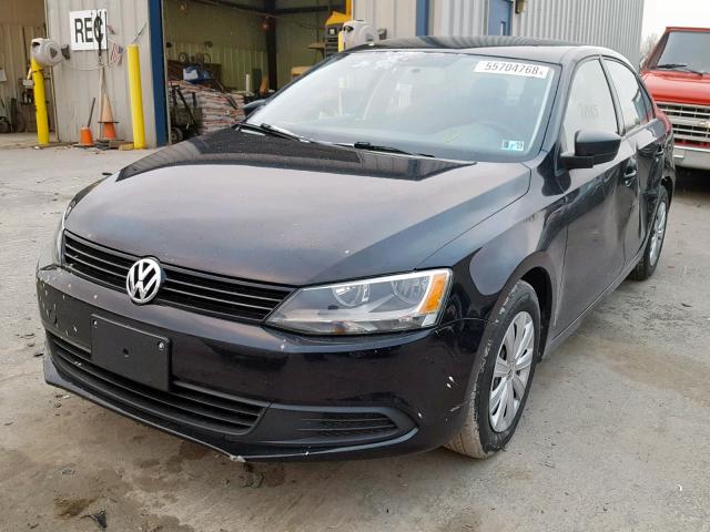 3VW2K7AJ7EM217338 - 2014 VOLKSWAGEN JETTA BASE BLACK photo 9